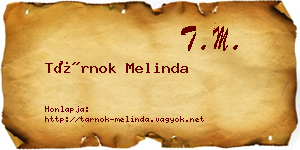 Tárnok Melinda névjegykártya